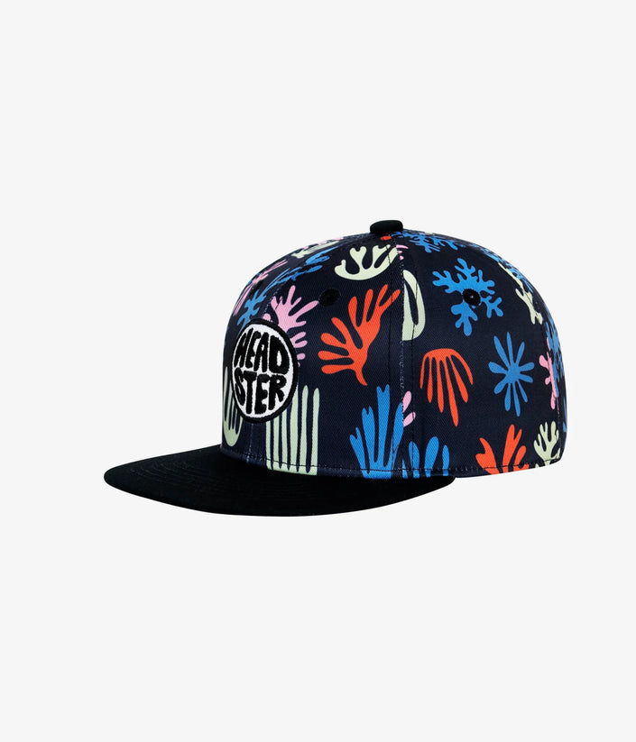 Headster Snapback Hats Seawall Black