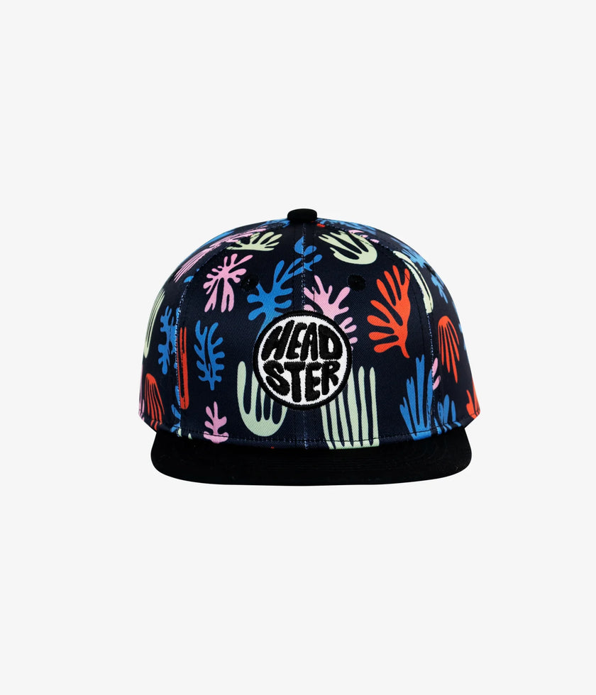 Headster Snapback Hats Seawall Black