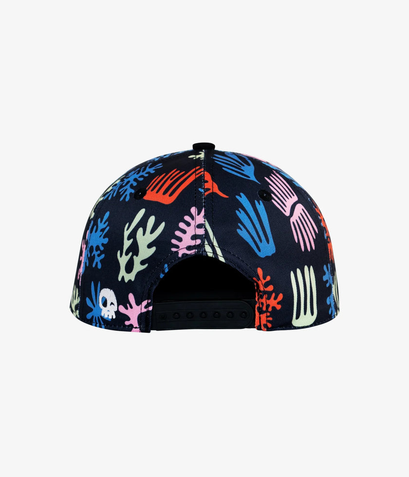 Headster Snapback Hats Seawall Black