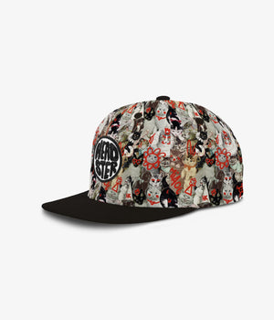 Headster SnapBack Hat Cat Attack