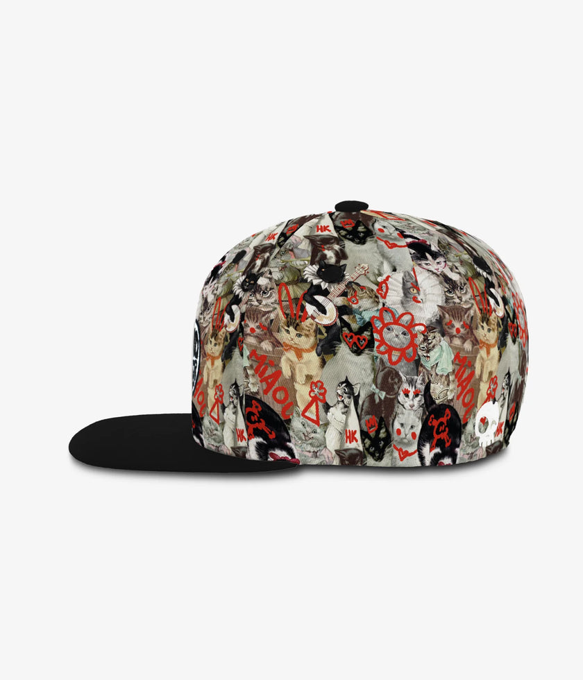 Headster SnapBack Hat Cat Attack