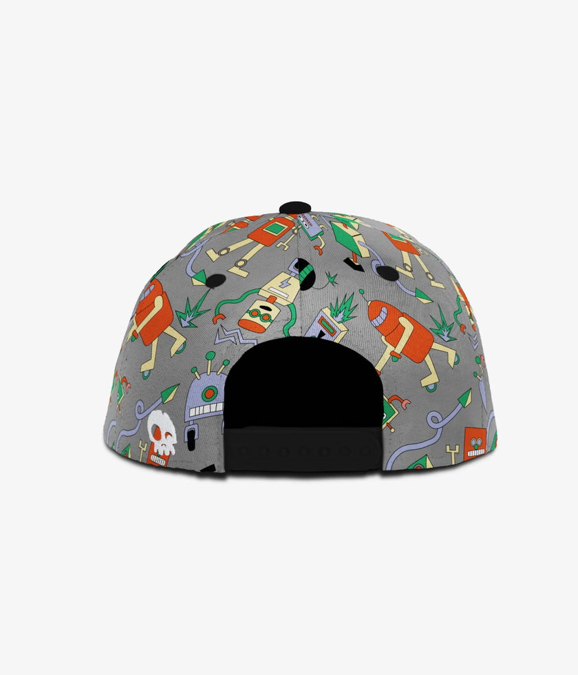 Headster SnapBack Hat Robotic Chaos