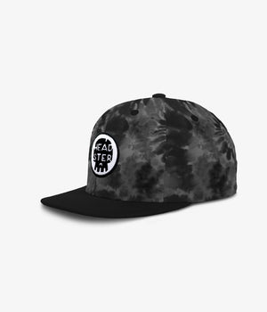 Headster Snapback Hats Tie Dye Black