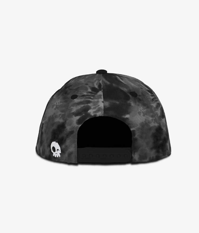 Headster Snapback Hats Tie Dye Black