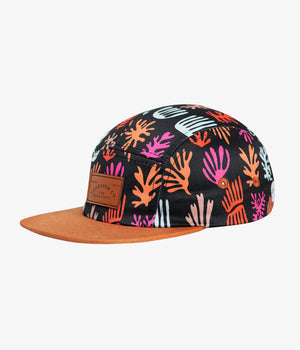 Headster 5 Panel Hats Seawall Black
