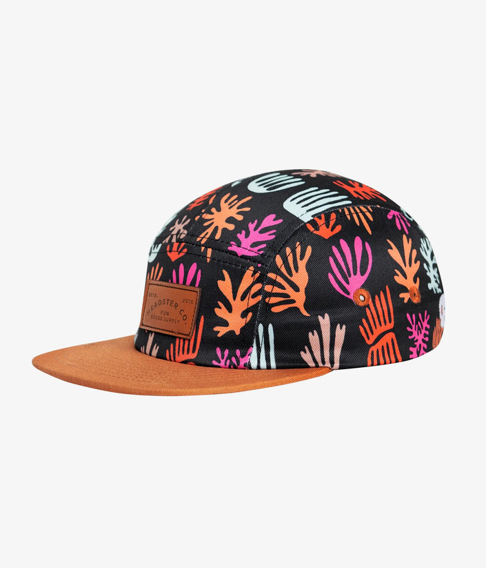 Headster 5 Panel Hats Seawall Black