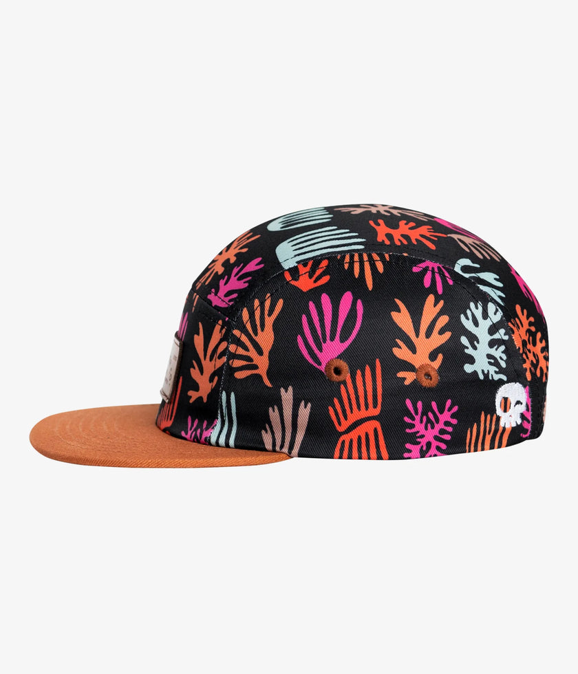Headster 5 Panel Hats Seawall Black