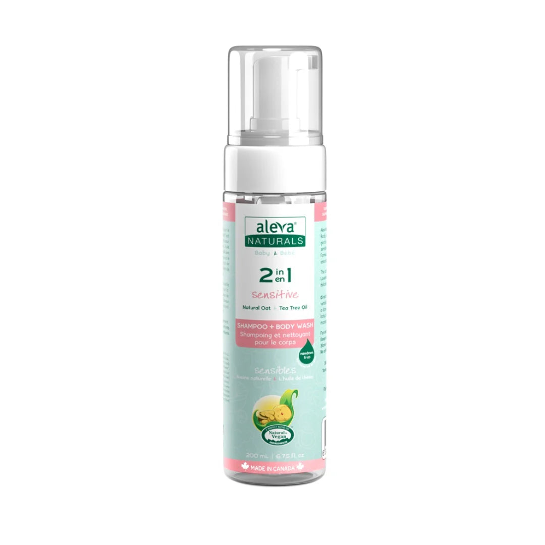 Aleva 2 in 1 Shampoo + Body Wash (200ml.)