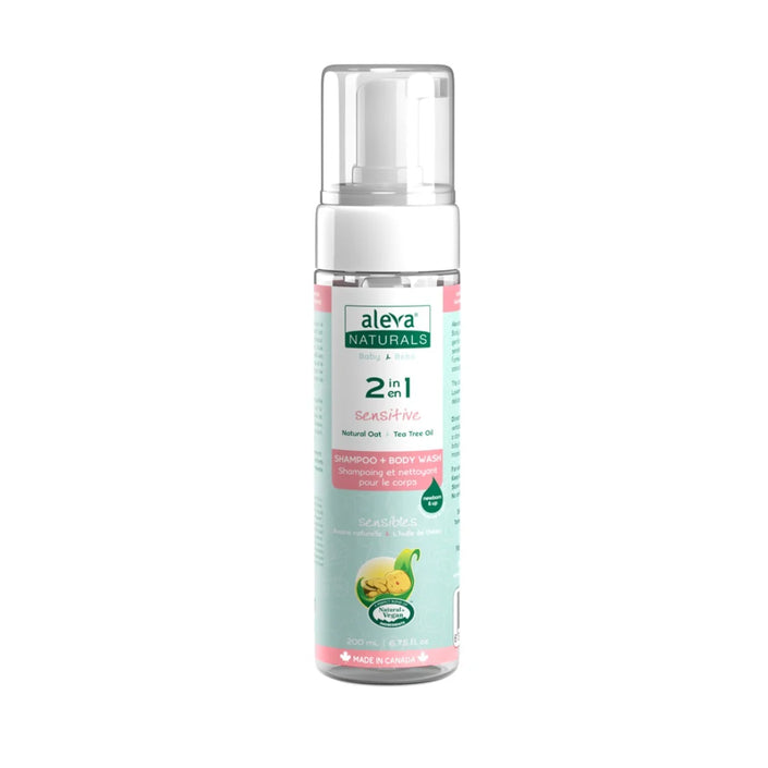 Aleva 2 in 1 Shampoo + Body Wash (200ml.)