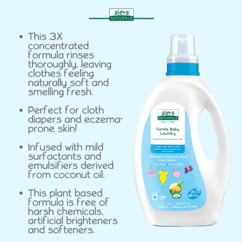 Aleva Gentle Baby Laundry Fragrance Free (1.2l.)