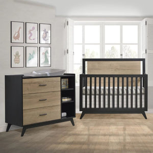 Tulip Sissi Convertible Crib & Combo Dresser Set