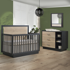 Tulip Tito Convertible Crib & Combo Dresser Set