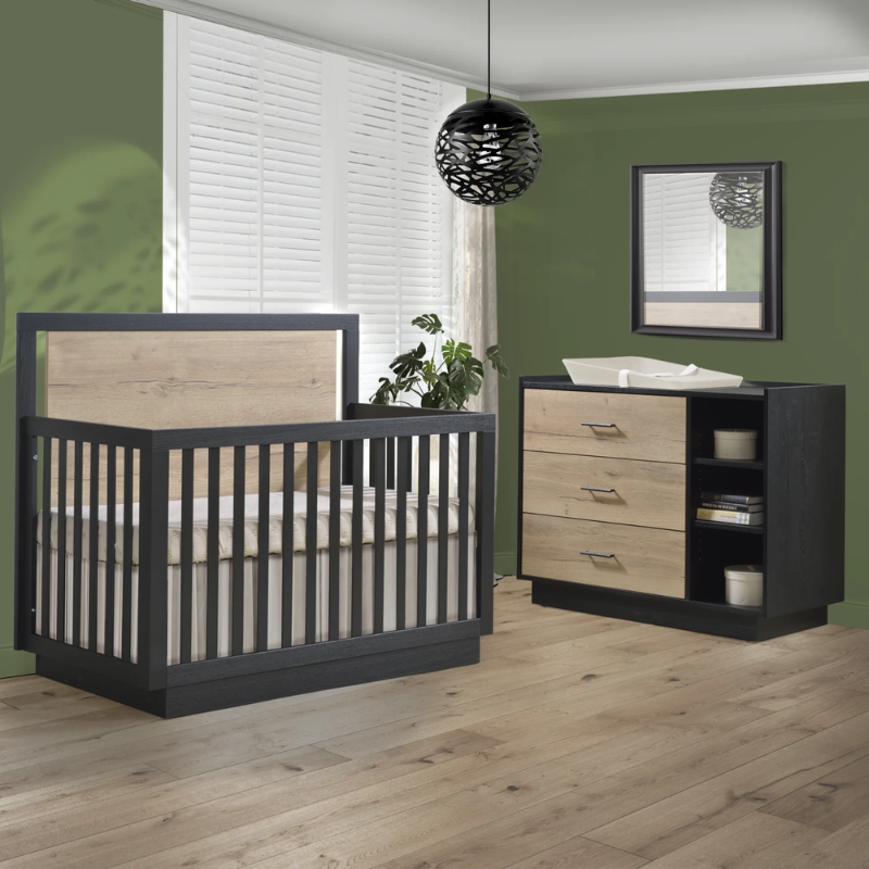 Tulip Tito Convertible Crib & Combo Dresser Set