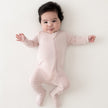 Kyte Baby Zippered Footie Blush