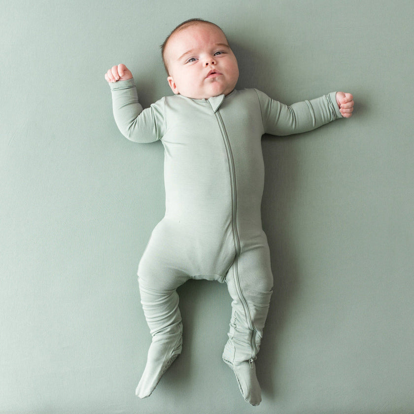 Kyte Baby Zippered Footie Thyme