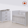 Tulip Aiko Classic Crib & 3-Drawer Dresser
