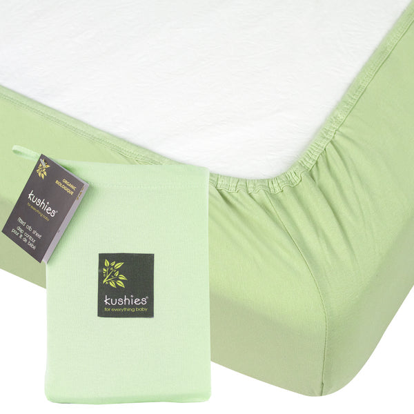 Kushies Organic Jersey Crib Sheets
