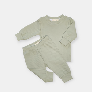 Ba.be.O Two Piece Suit Light Sage