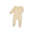 Ba.be.O Ribbed Infant Sleeper Cream