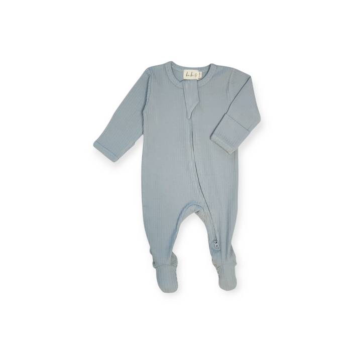 Ba.be.O Ribbed Infant Sleeper Harbour Blue