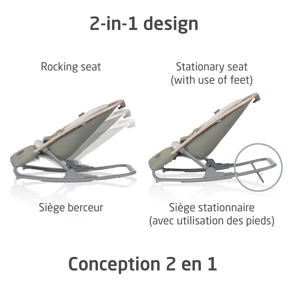 Maxi-Cosi Kori 2-in-1 Infant Rocker