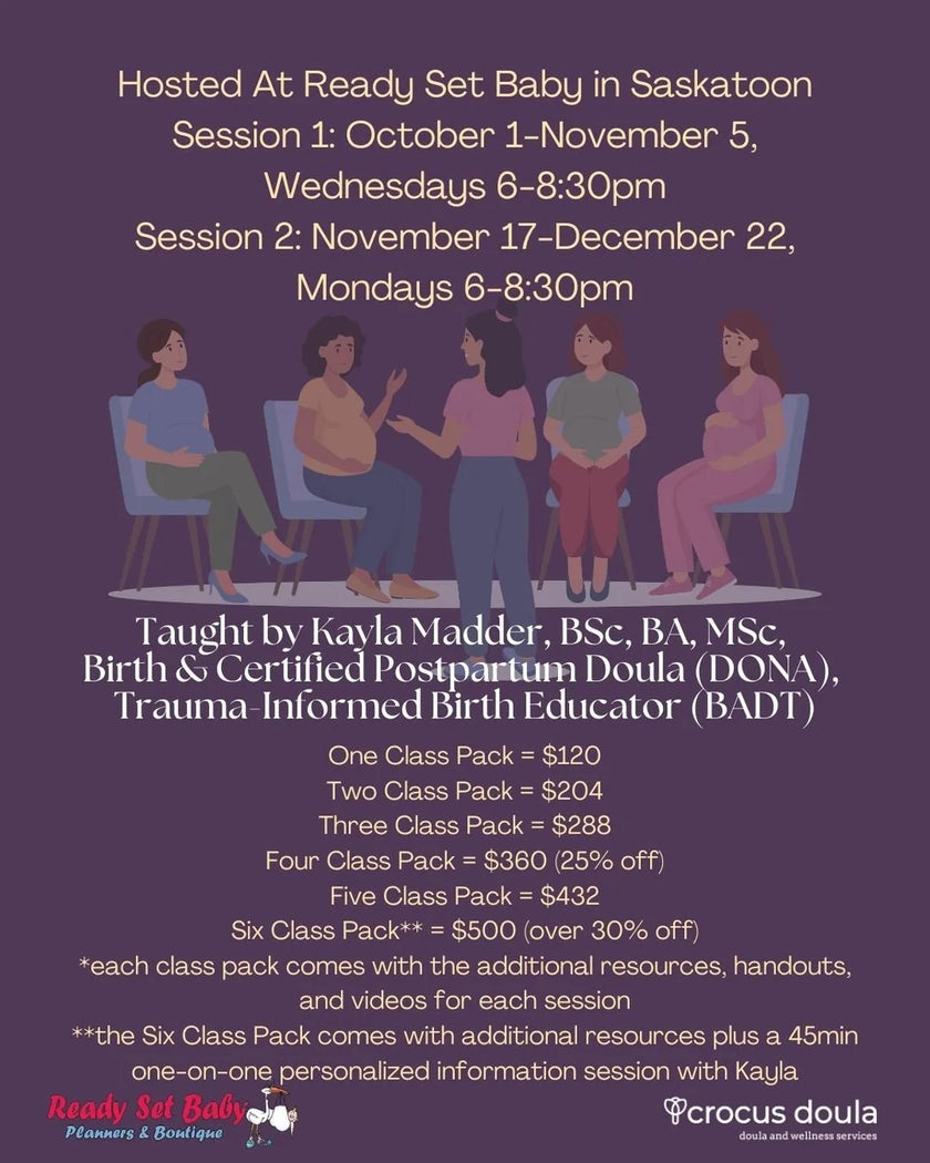 Crocus Doula’s Birth & Beyond Education Series