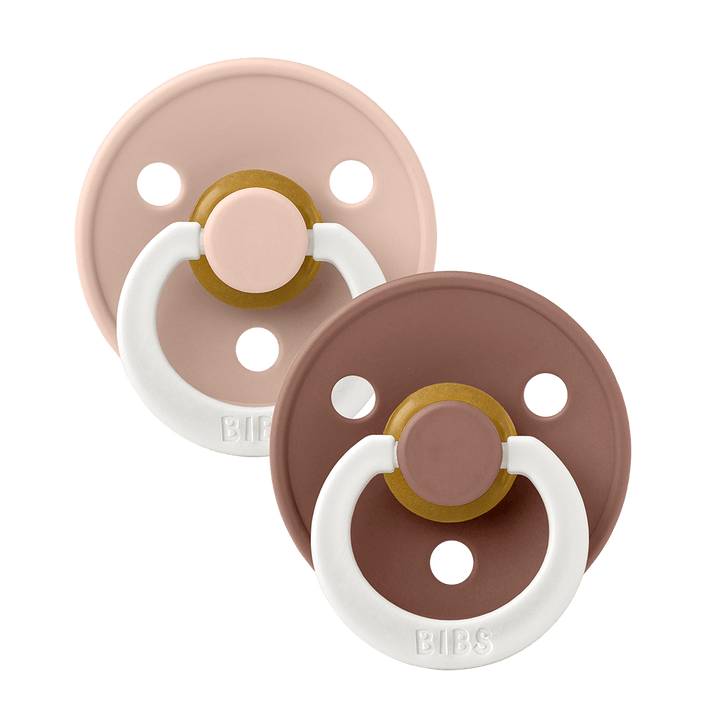 BIBS Colour GLOW Pacifiers (2 Pack)