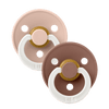 BIBS Colour GLOW Pacifiers (2 Pack)