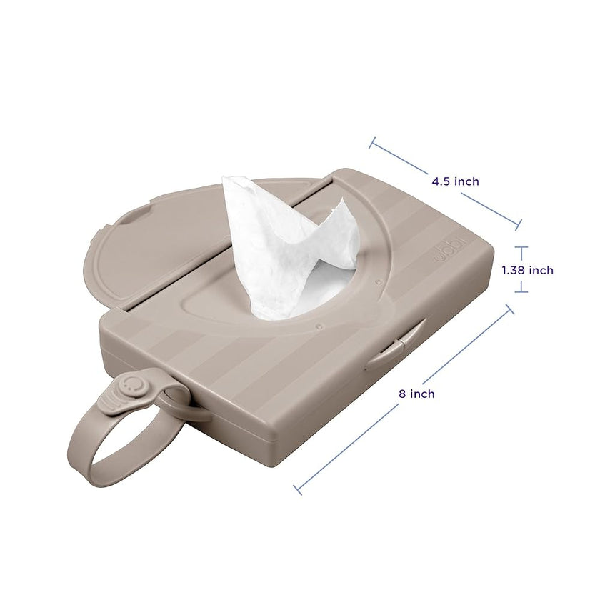 Ubbi On-the-Go Wipes Dispenser Taupe