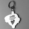 I Heart Guts Liver Keychain