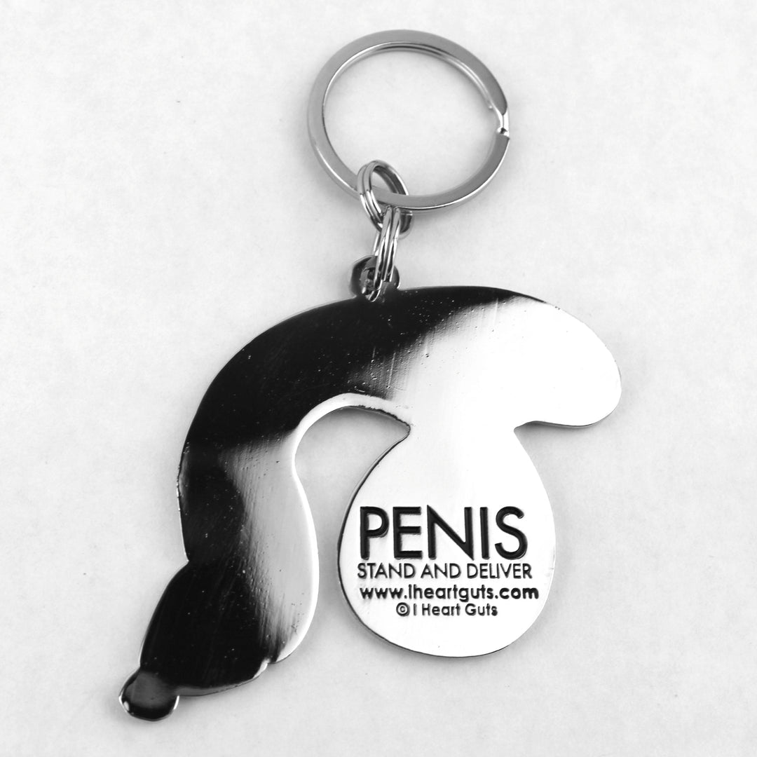 I Heart Guts Penis Keychain