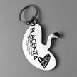 I Heart Guts Placenta Keychain