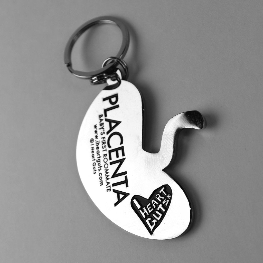 I Heart Guts Placenta Keychain