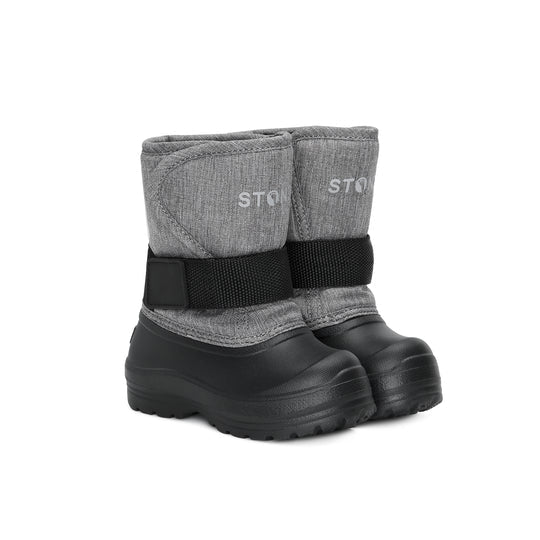 Stonz Trek Toddler/Kid Winter Boots Heather Grey