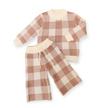 Ba.be.O Checkered Knit Suit Dusty Rose