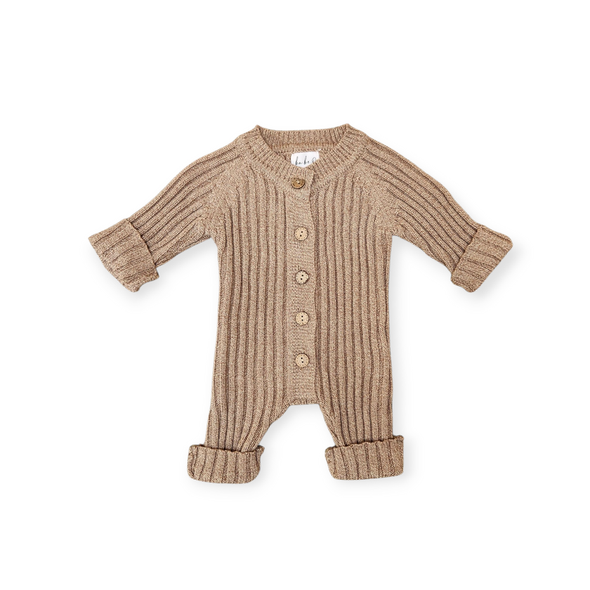 Ba.be.O Knit Romper (0-3 months)