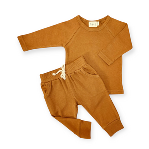 Ba.be.O Ribbed Jogger Set Copper