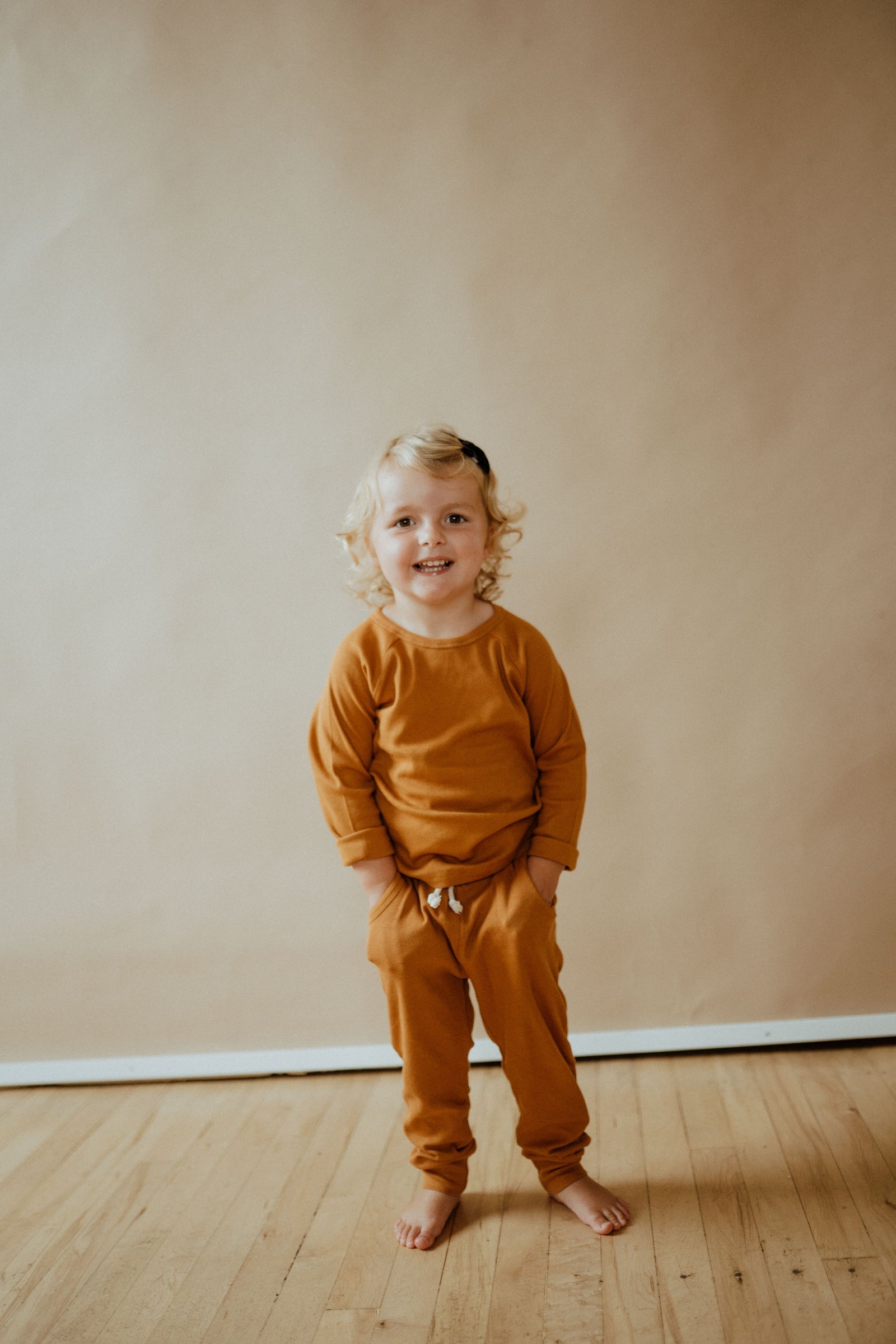 Ba.be.O Ribbed Jogger Set Copper