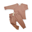 Ba.be.O Ribbed Jogger Set Mauve