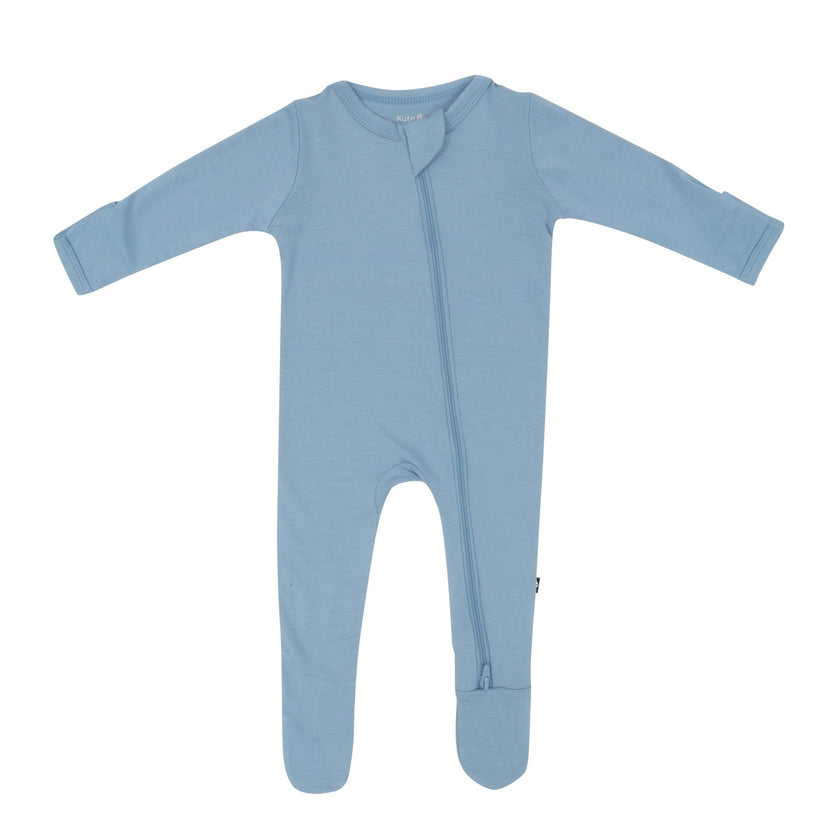 Kyte Baby Zippered Footie in Slate