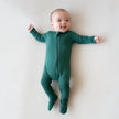 Kyte Baby Zippered Footie in Emerald