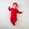 Kyte Baby Zippered Footie in Cardinal