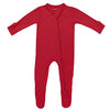 Kyte Baby Zippered Footie in Cardinal