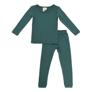 Kyte Baby Toddler Long Sleeve Pajamas Emerald