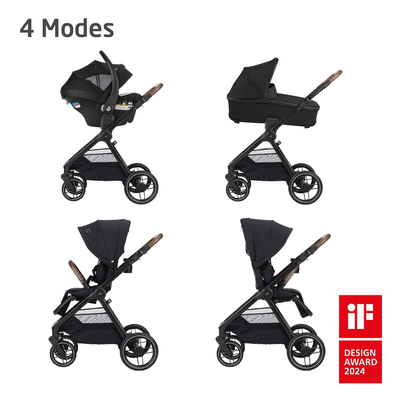 Maxi-Cosi Oxford Travel System + Oria Bassinet