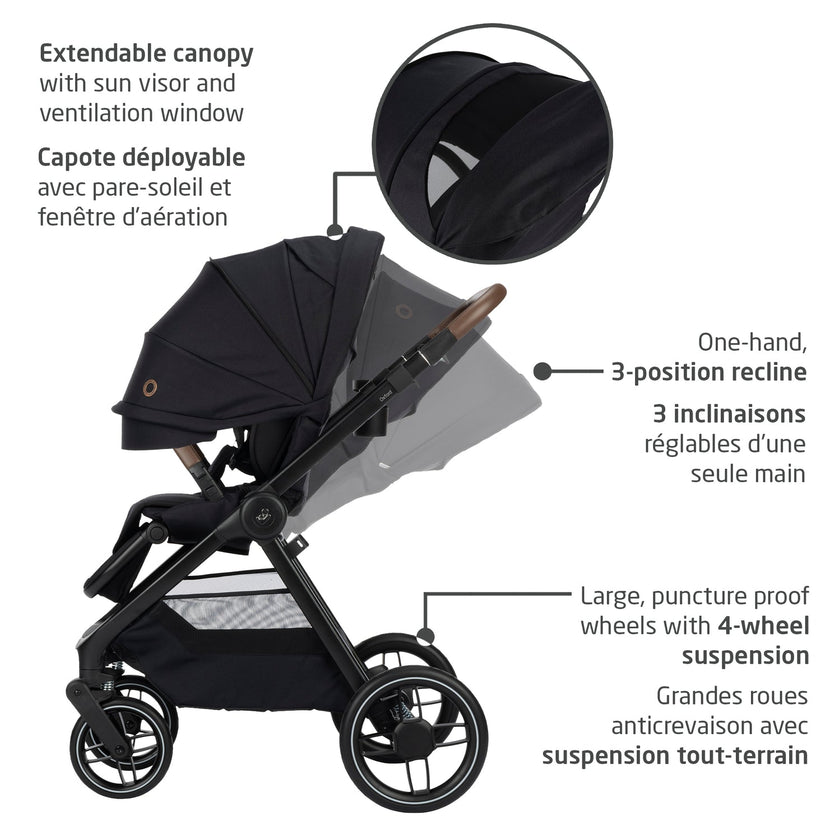 Maxi-Cosi Oxford Travel System + Oria Bassinet