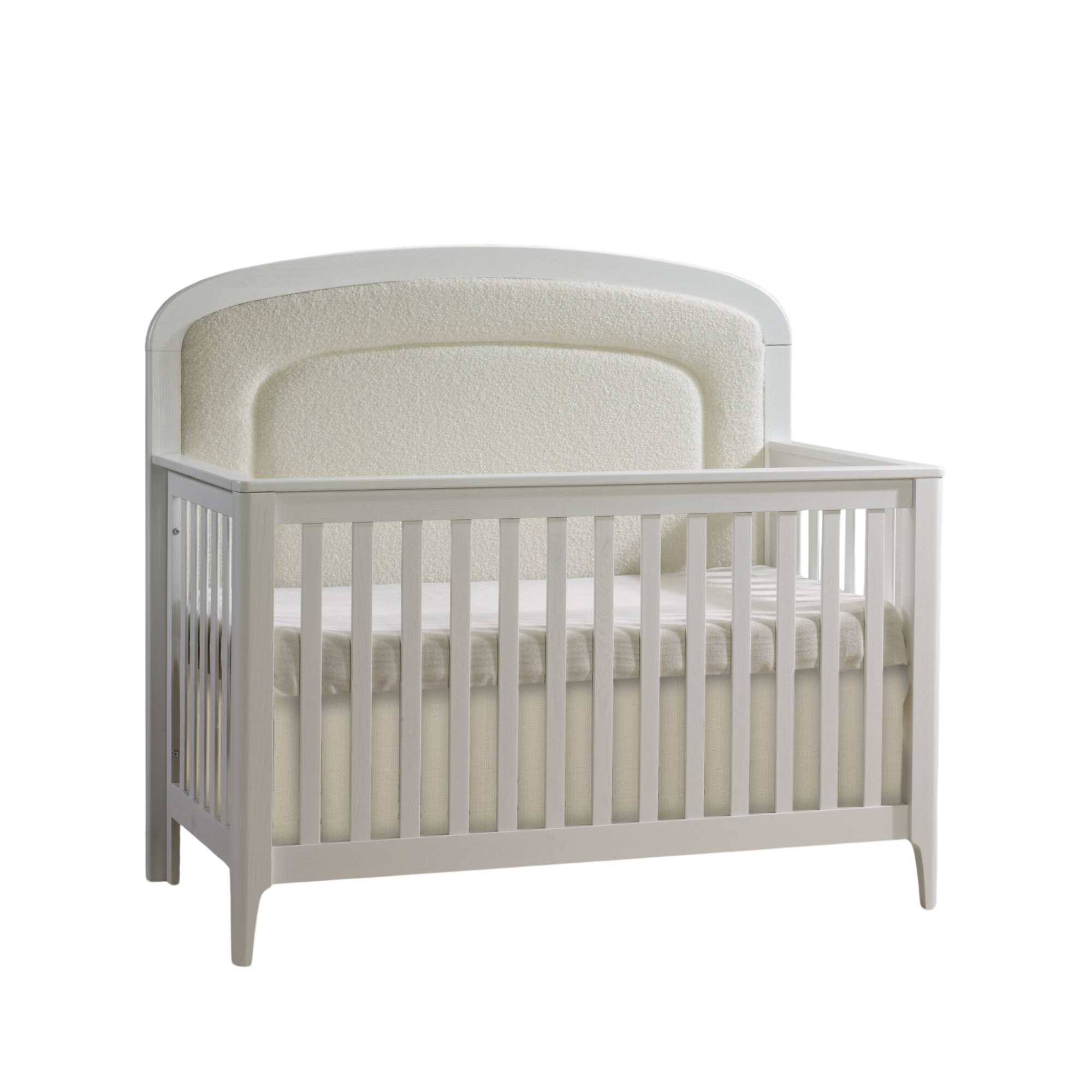 Natart Palo Convertible Crib with Upholstered Panel