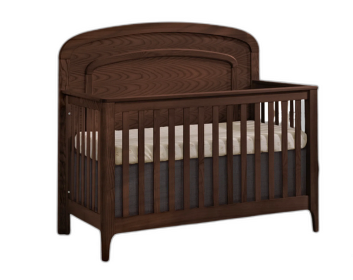 Natart Palo Convertible Crib with Arched Molding