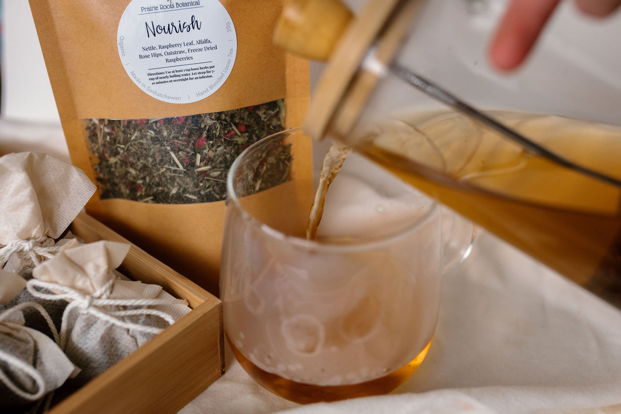 Prairie Roots Botanical Nourish Herbal Tea Blend