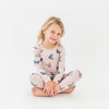 Kyte Baby Toddler Long Sleeve Pajamas Blush Butterfly